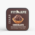 FIT APE Chocolate Mushroom Focus Strips tin, front label