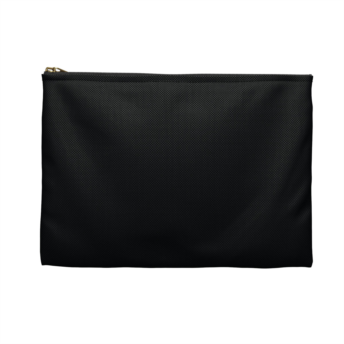 Plain black back of the FIT APE Gym Organizer Pouch.