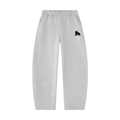 FIT APE unisex barrel-leg sweatpants in Flower Gray