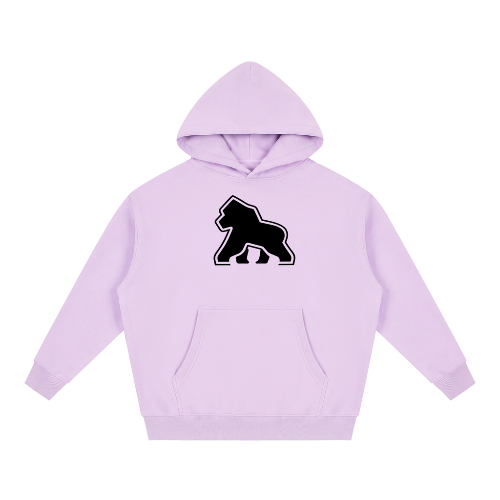Big Ape unisex oversized fleece hoodie in Light Purple