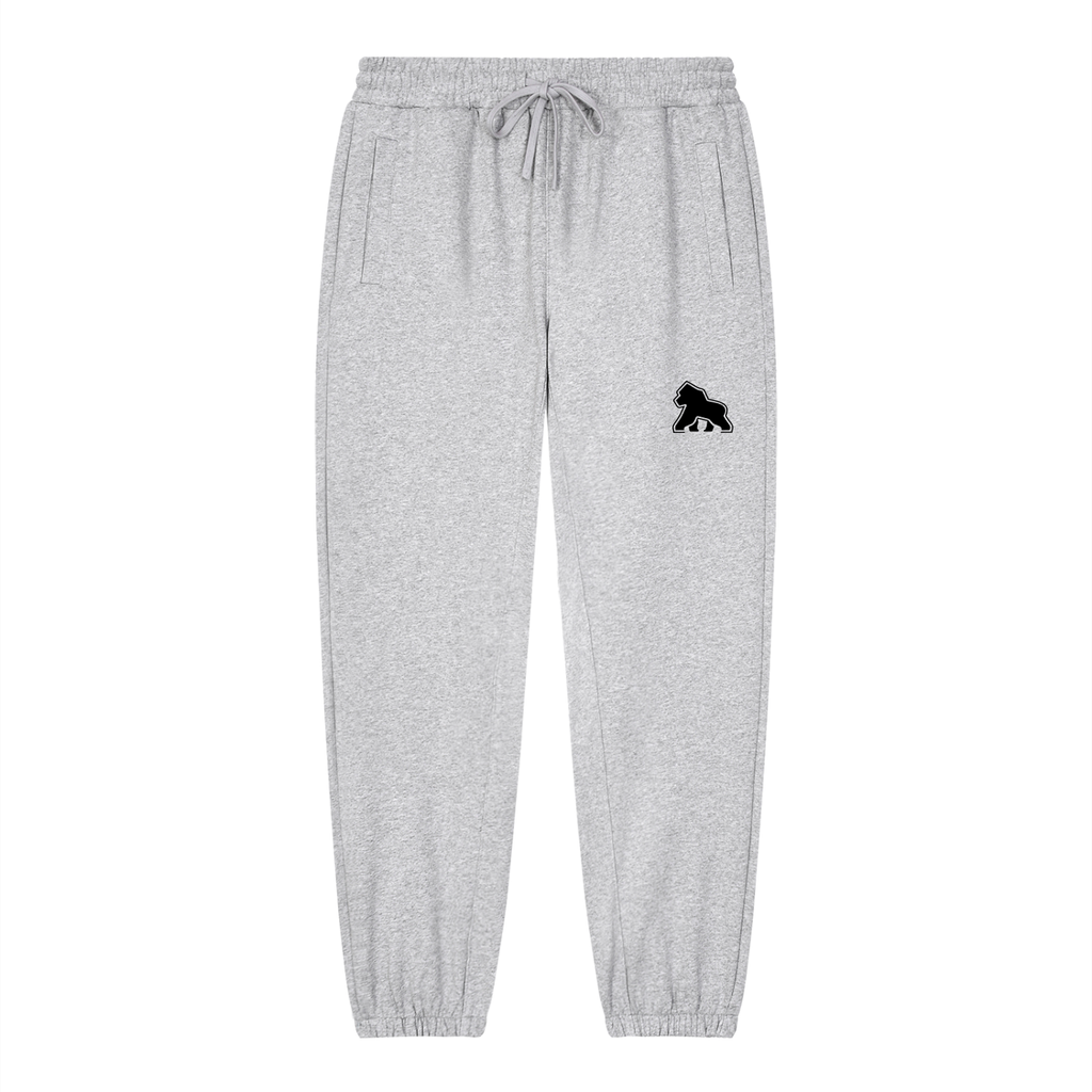 FIT APE unisex heavyweight tapered joggers in Flower Gray