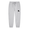 FIT APE unisex heavyweight tapered joggers in Flower Gray