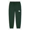 FIT APE unisex heavyweight tapered joggers in Blackish Green